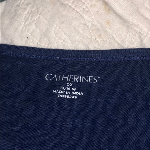 Catherine’s royal blue cotton tunic - Picture 5 of 6